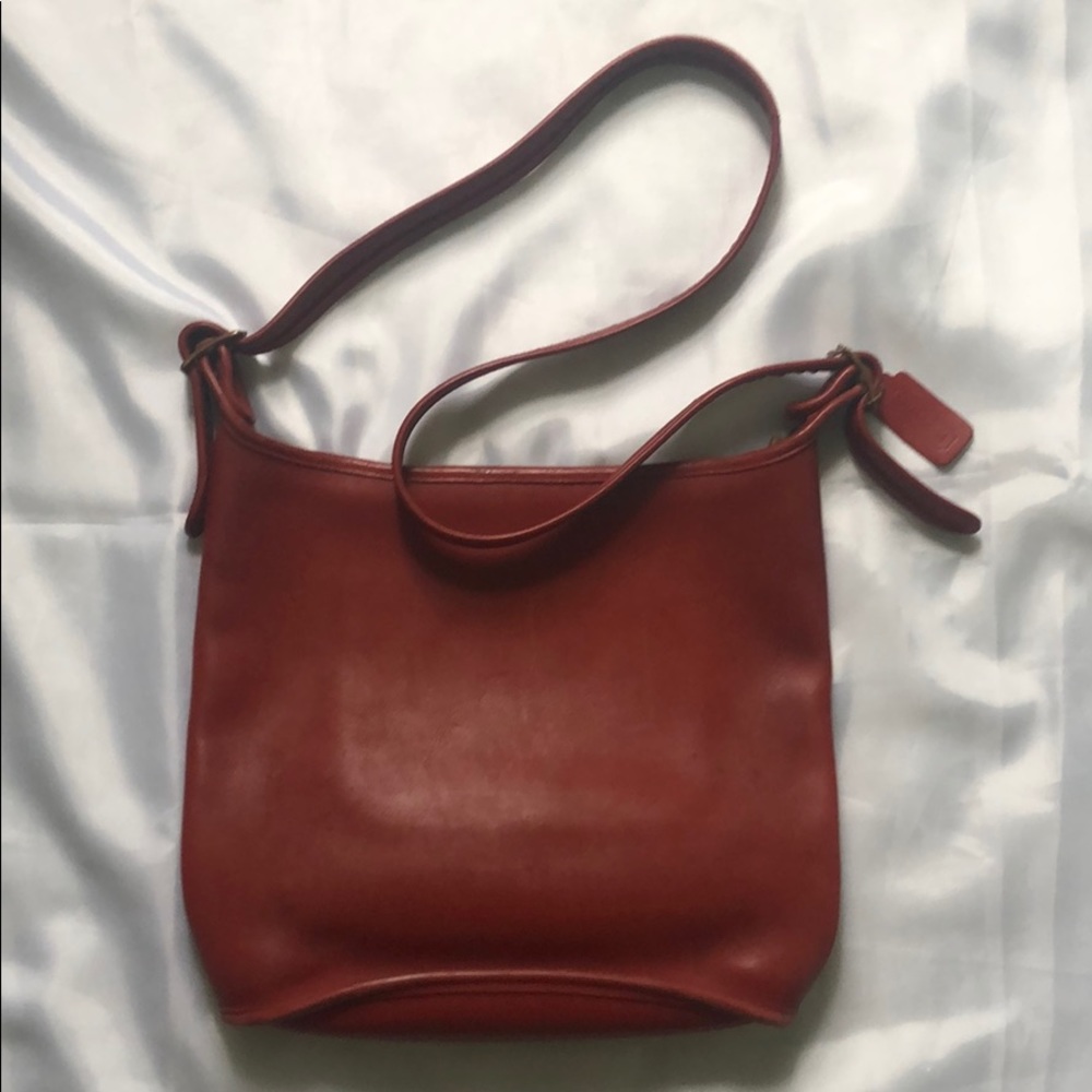 Coach Red Leather purse